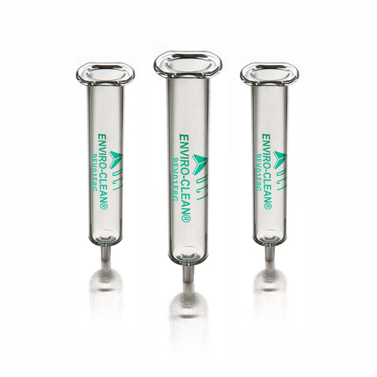 Enviro-Clean Glass Reservoir, with 1 Frit, 8mL, (6mL after packing added)
