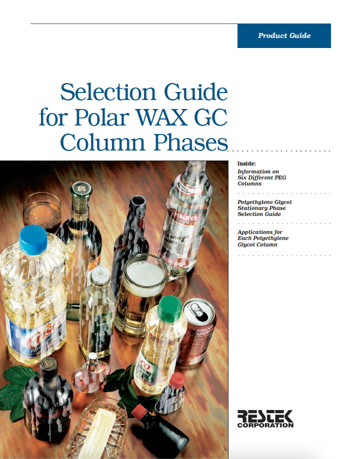 Selection Guide For Polar Wax GC Column Phases