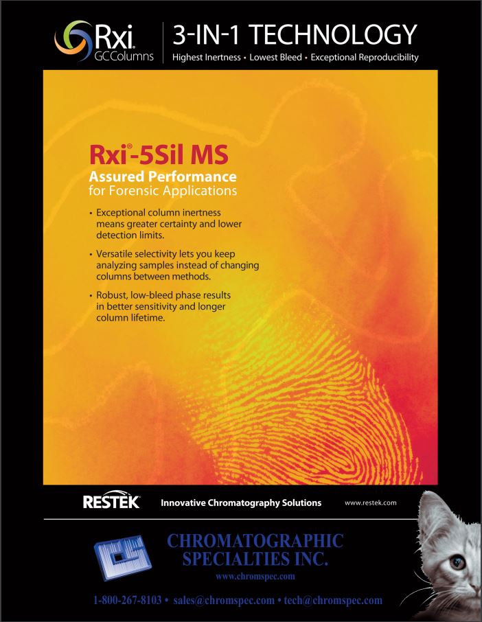 Rxi®-5Sil MS - Assured Performance for Forensic Applications