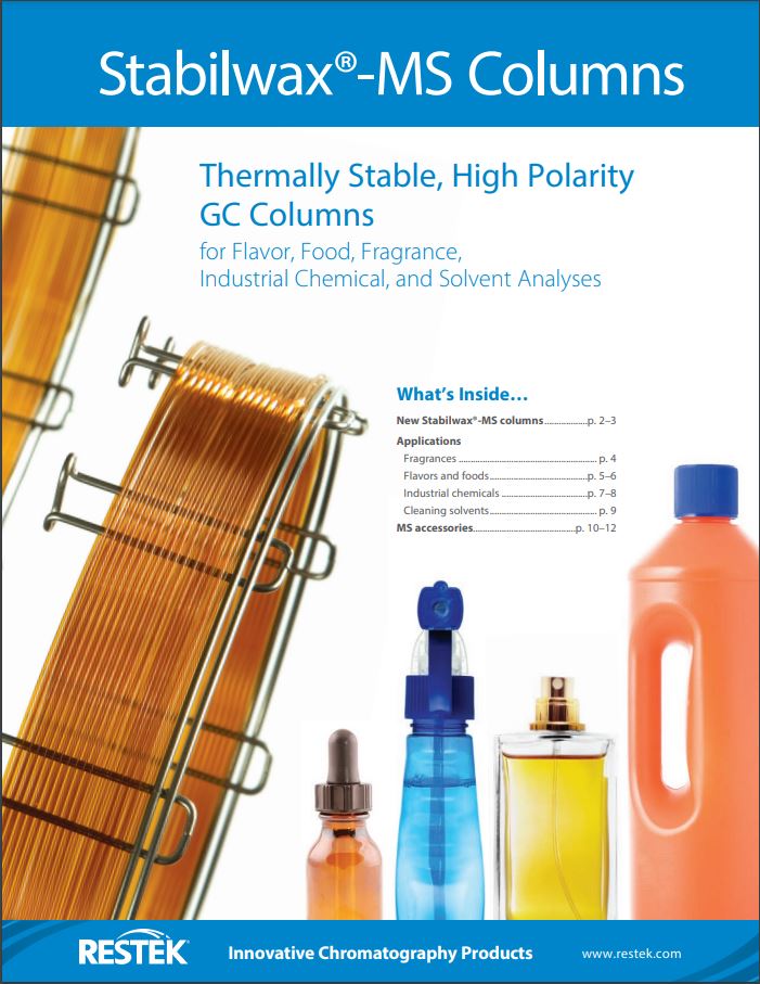 Stabilwax®-MS Columns - Thermally Stable, High Polarity GC Columns