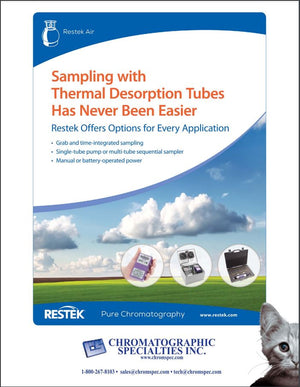 Sampling with Thermal Desorption Tubes Has Never Been Easier