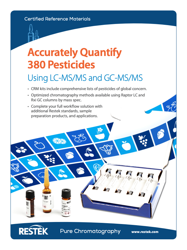 Accurately Quantify 380 Pesticides Using LC-MS/MS and GC-MS/MS