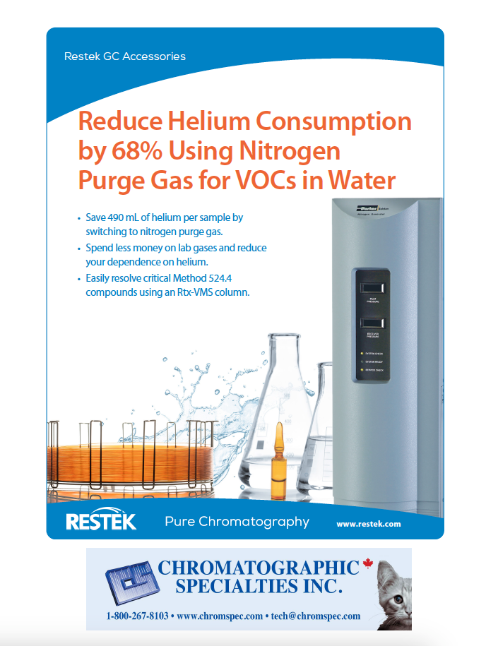 Reduce Helium Consumption By  68% Using Nitrogen Purge Gas