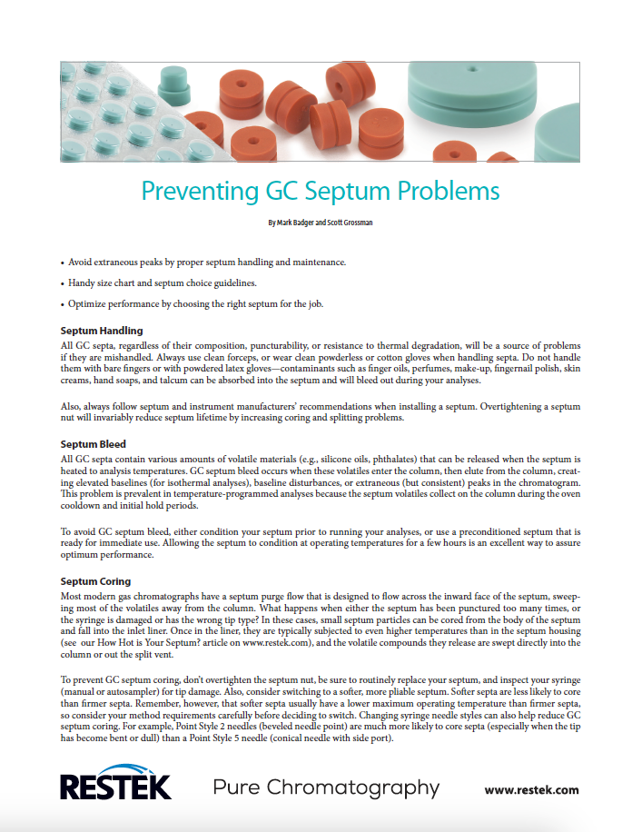 Preventing GC Spetum Problems