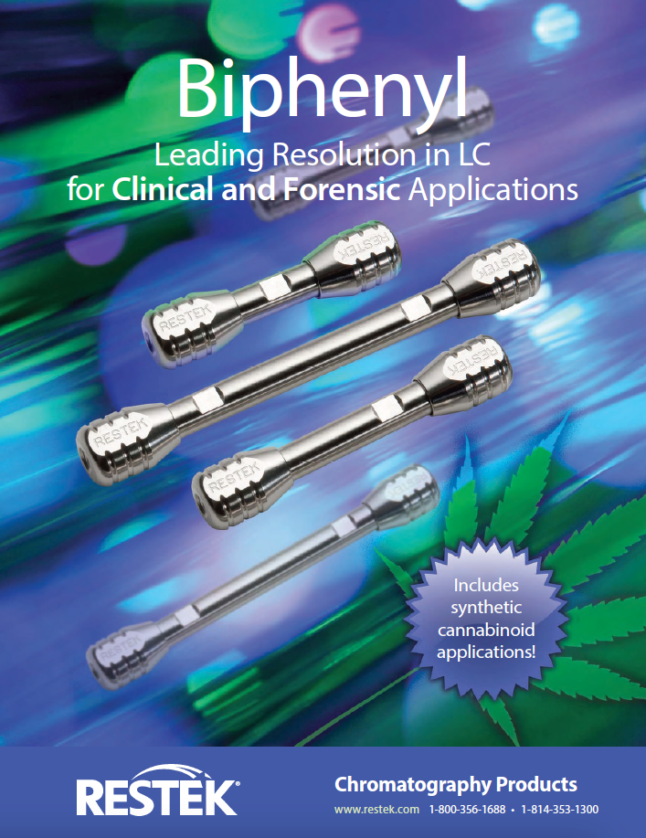 Biphenyl - leading resolution in LC for clinical and forensic applications