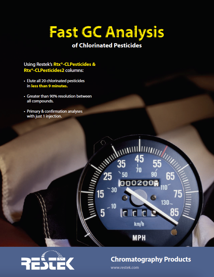Fast GC Analysis Of Chlorinated Pesticides