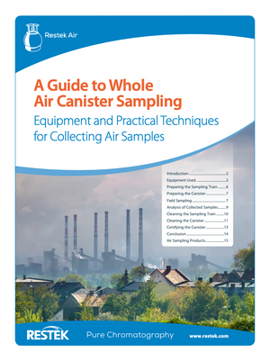A Guide To Whole Air Canister Sampling