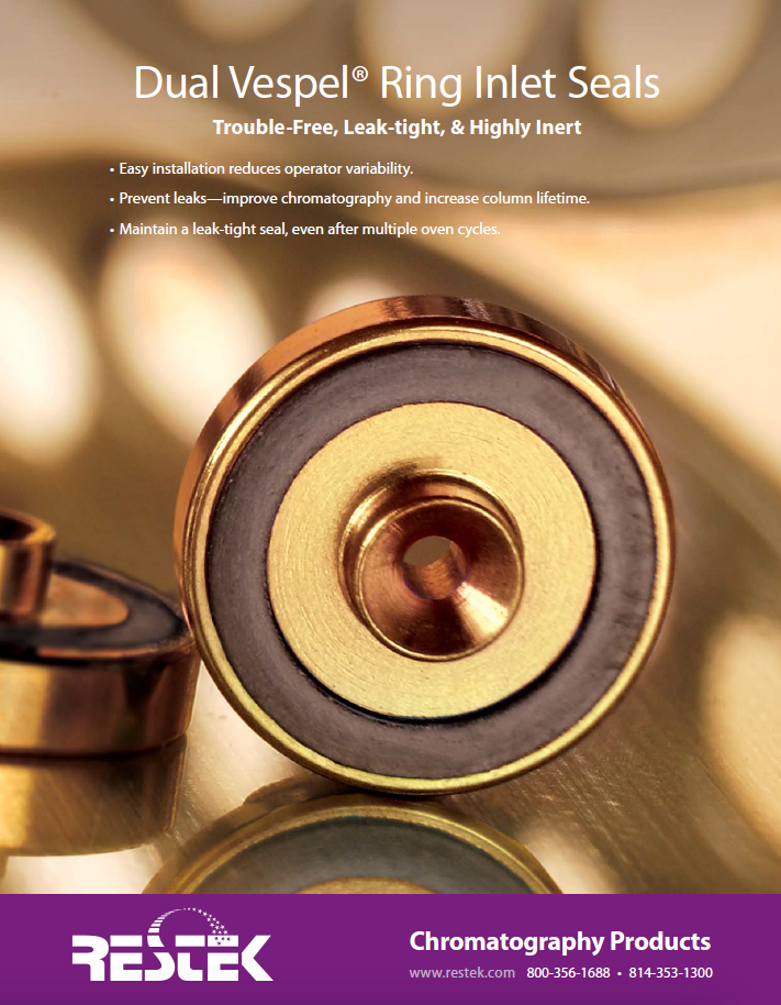 Dual Vespel Ring Inlet Seals (Trouble-Free, Leak-tight, Highly Inert)