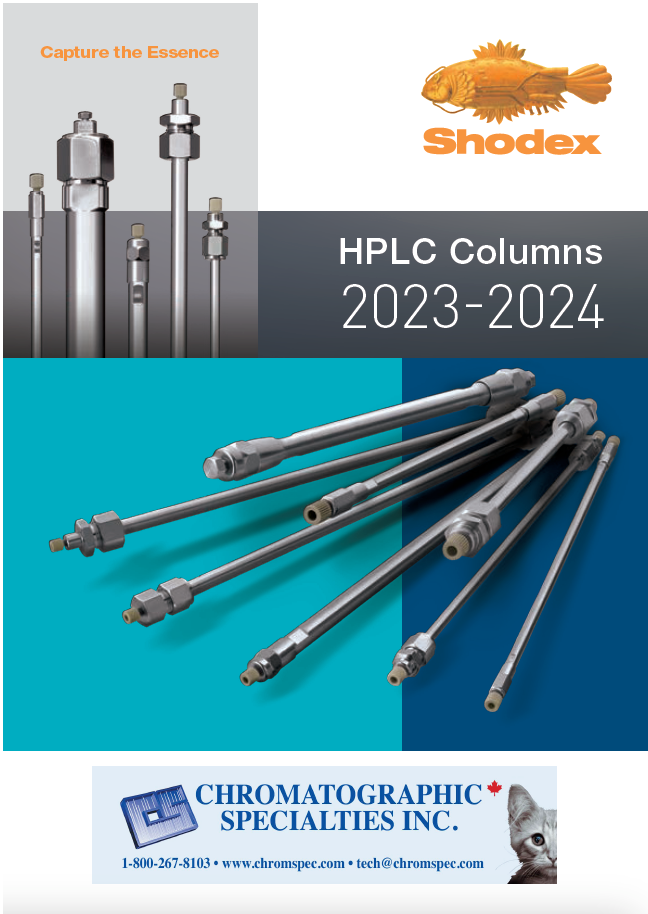 Shodex HPLC Columns Catalogue 2023-2024
