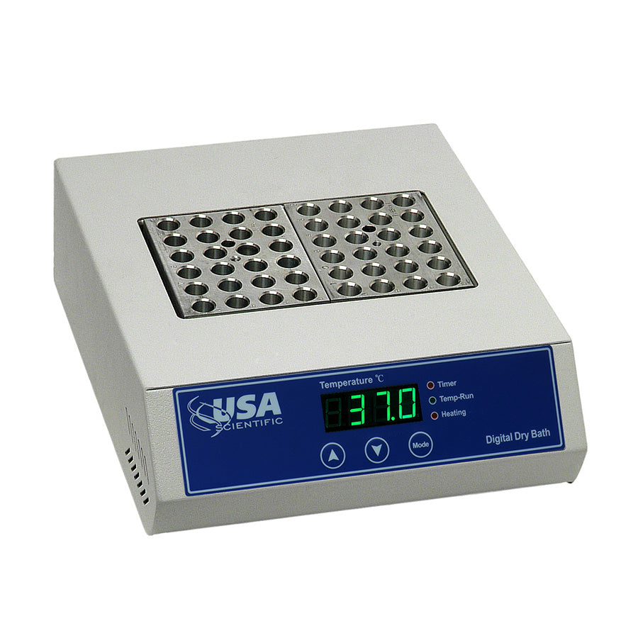 Thermal-Lok Two Block Position Dry Heat Bath (Without Blocks), Digital Display, 5C Above Ambient To 150C, 1-999 Minute Timer