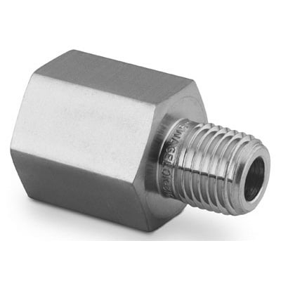 Reducing Adapter, 1/2" Female NPT x 1/4" Male NPT, SS
