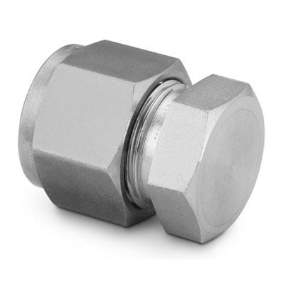 316 Stainless Steel Cap for 3/16" OD Tubing