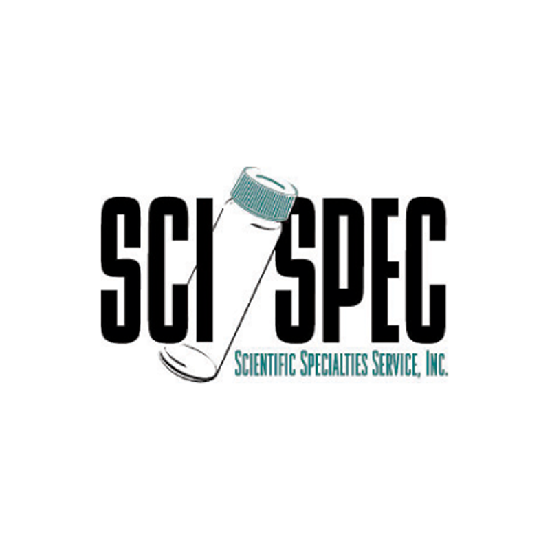 Logo of Sci Spec for C85B69308 - Vial, Screw Thread, 11 mL, 19x65 mm, Clear Glass, with 15-425 Closed Top Cap & PTFE Foam Liner, 10 Class, 144/pk