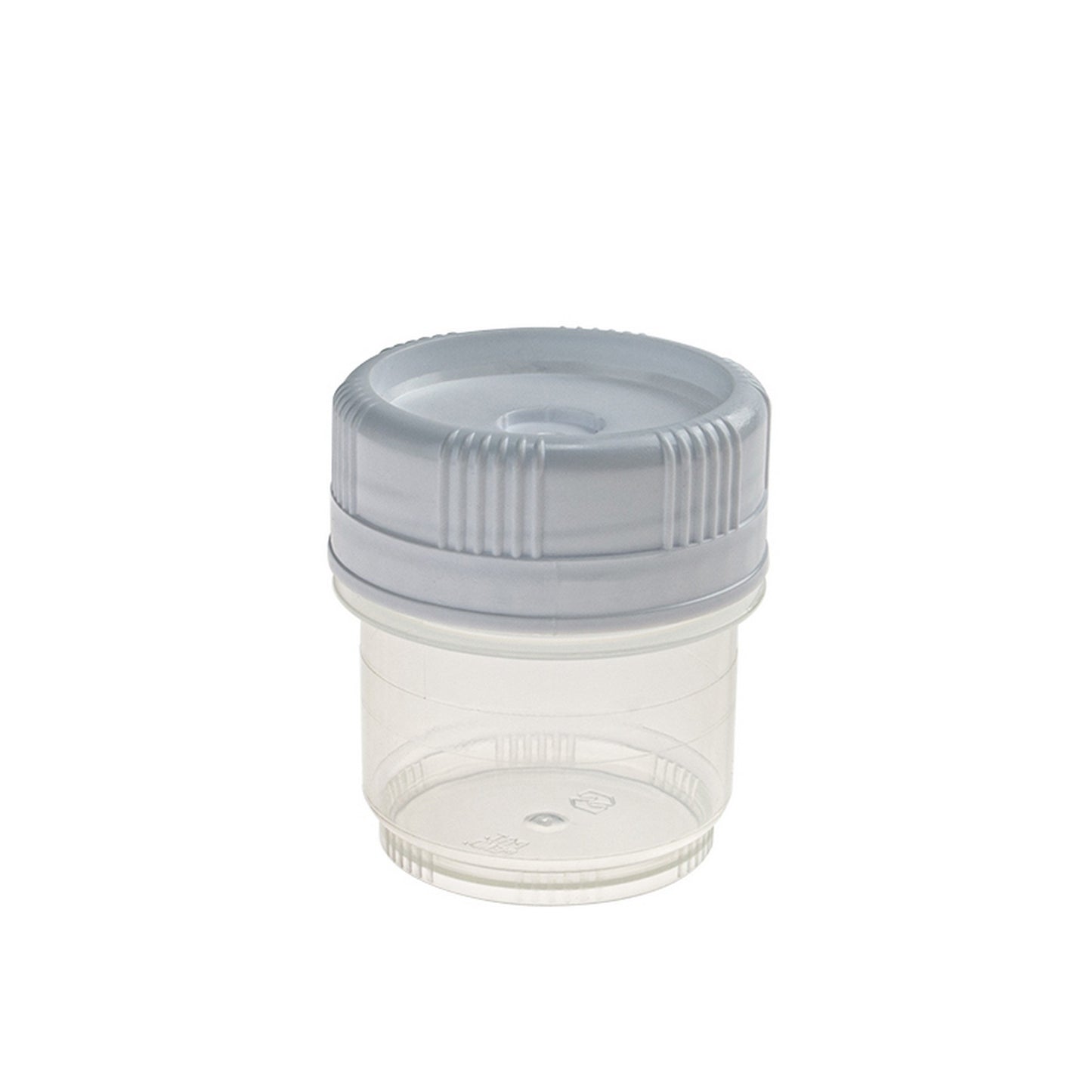 SecurTainer™ III, 40 mL, Transparent PP, with White PE Screw Closure, Non-sterile, 500/pk