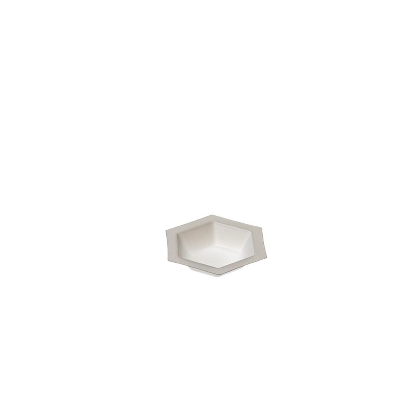 Antistatic hexagonal weighing dishes, 9 ml