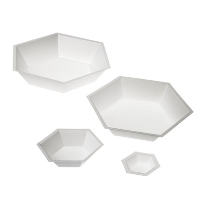 Antistatic hexagonal weighing dishes, 203 ml