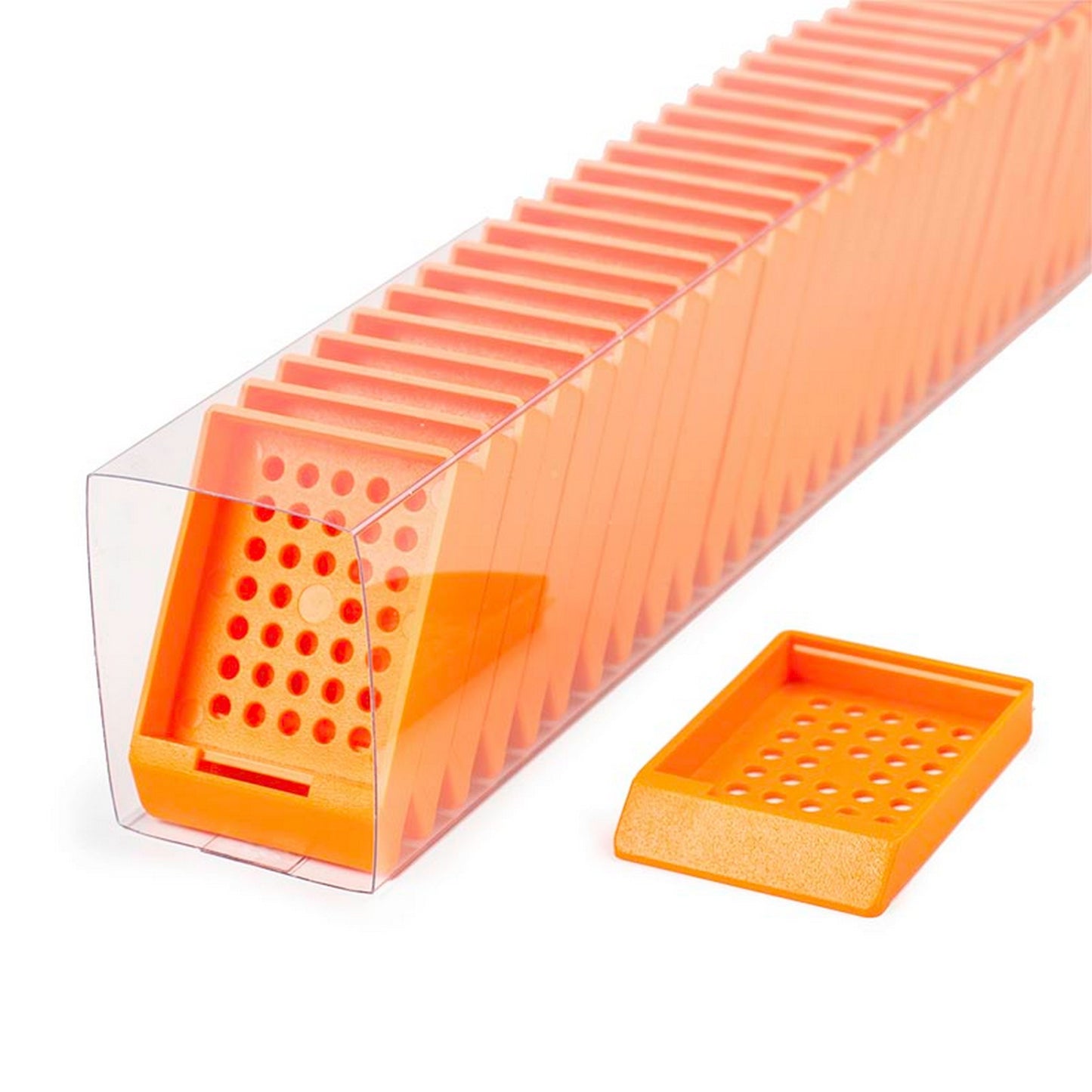 Embedding cassettes in Quickload™ sleeves, Orange