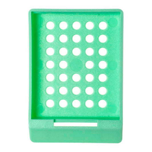Embedding cassettes, Green