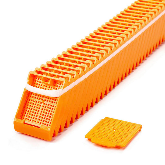 HISTOSETTE® II - BASE ONLY for Biopsy cassettes in E-Z Load™ Stacks, Orange