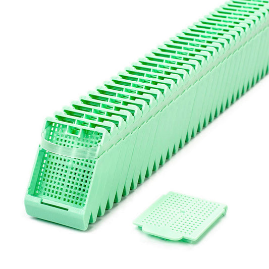 HISTOSETTE® II - BASE ONLY for Biopsy cassettes in E-Z Load™ Stacks, Green