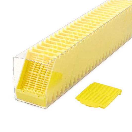 Histosette® II Tissue cassettes in QuickLoad™ Sleeves, Yellow