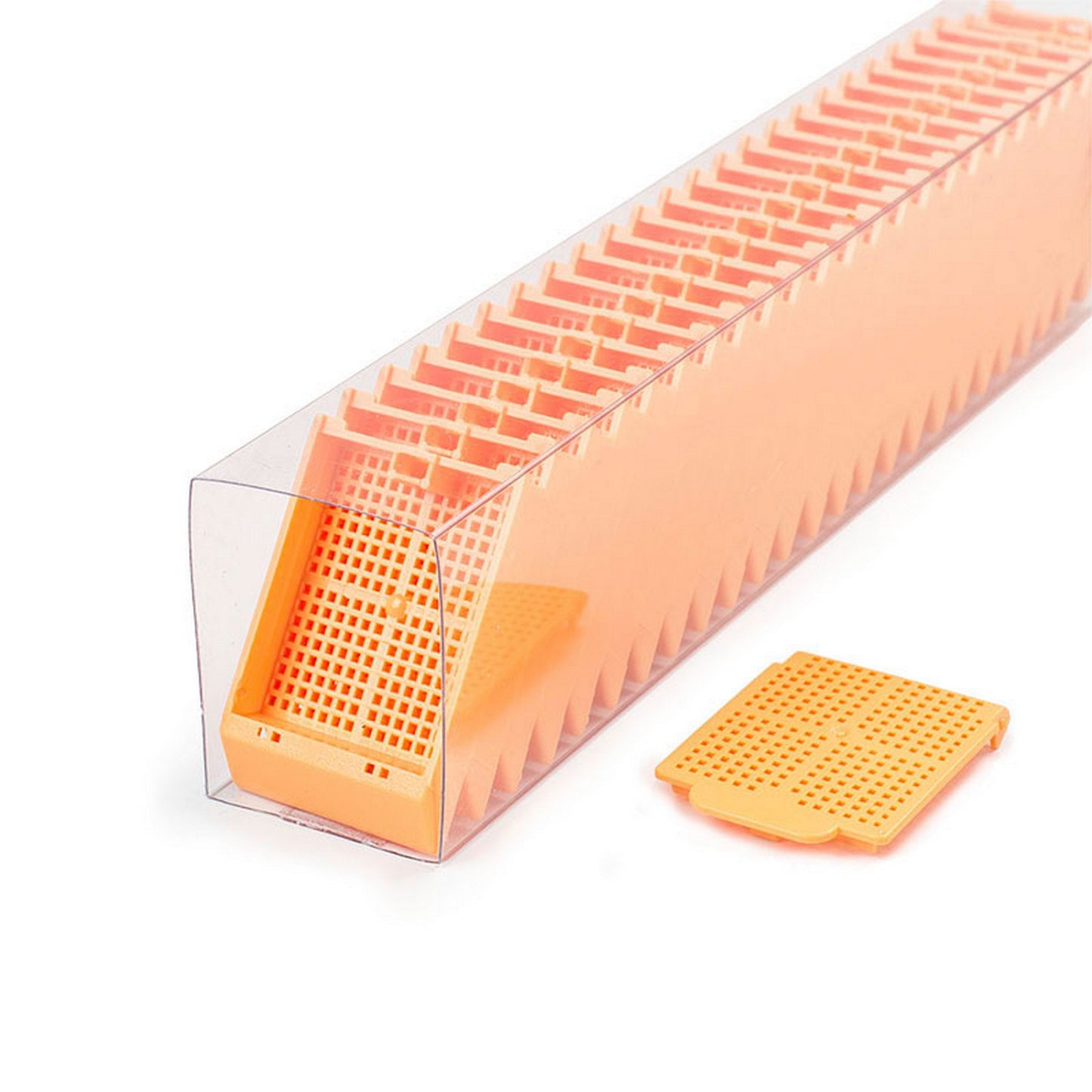 Histosette® II Biopsy cassettes in QuickLoad™ Sleeves, Peach