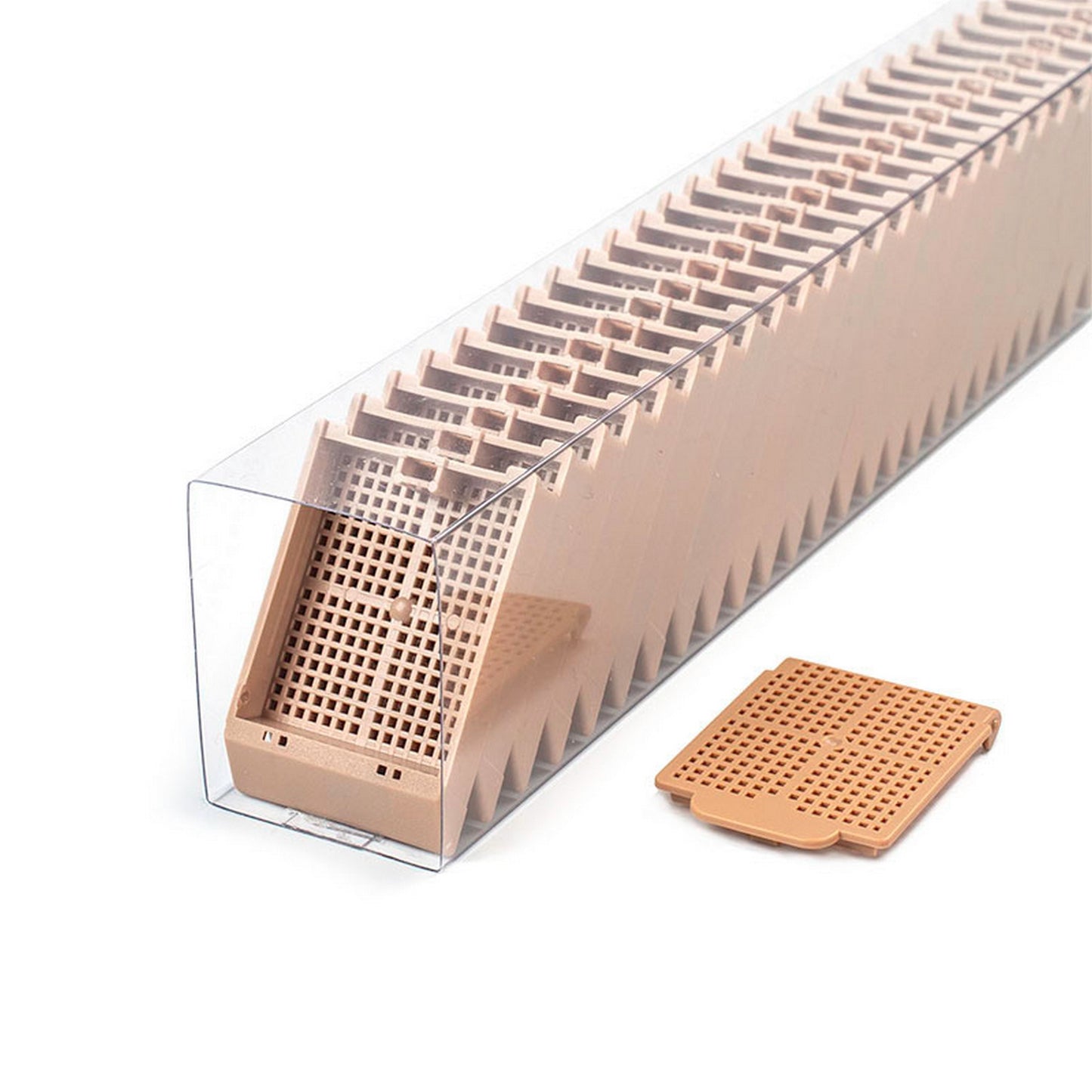 Histosette® II Biopsy cassettes in QuickLoad™ Sleeves, Tan