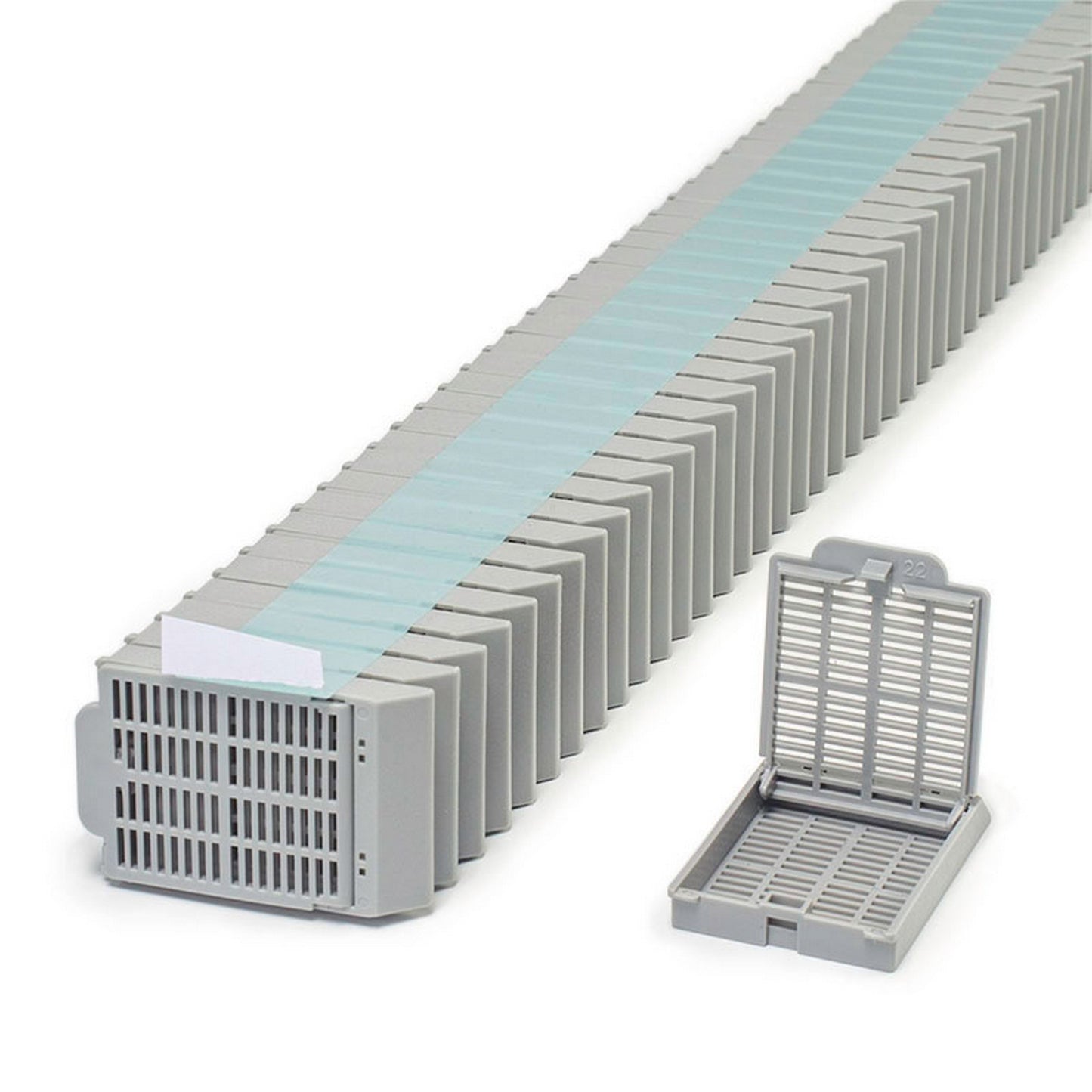 Histosette® II Tissue cassettes in QUICKLOAD™ Stack (taped), Gray