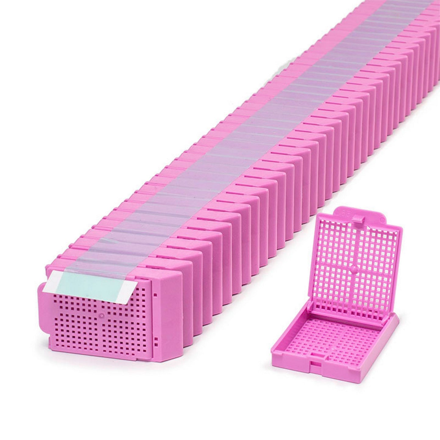 Histosette® II Biopsy cassettes in Quickload™ Stack (Taped), Lilac