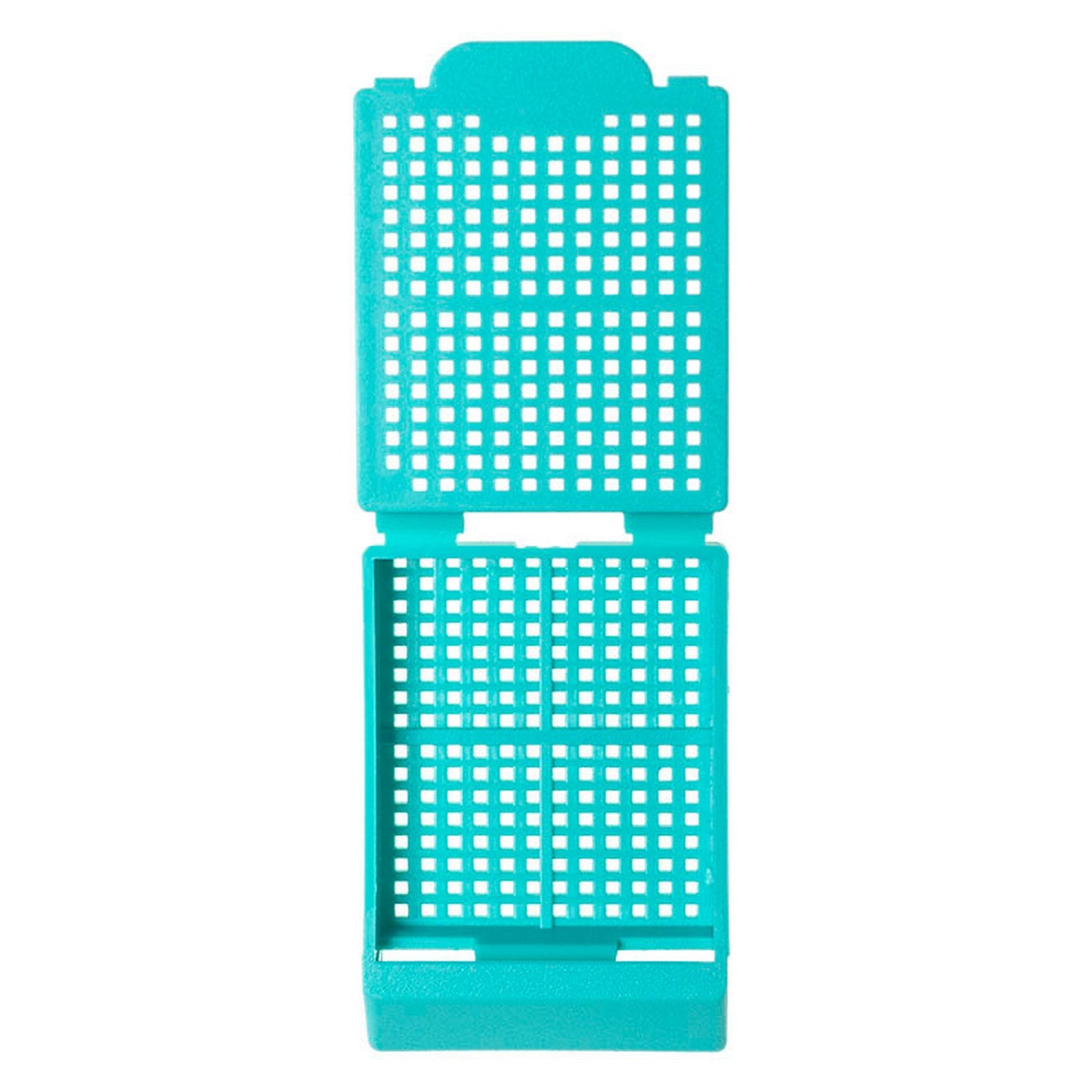 Histosette® I Biopsy cassettes (45 degree angle), Aqua