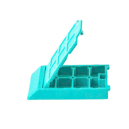 Microsette® I Biopsy cassettes with 6 compartments, Aqua