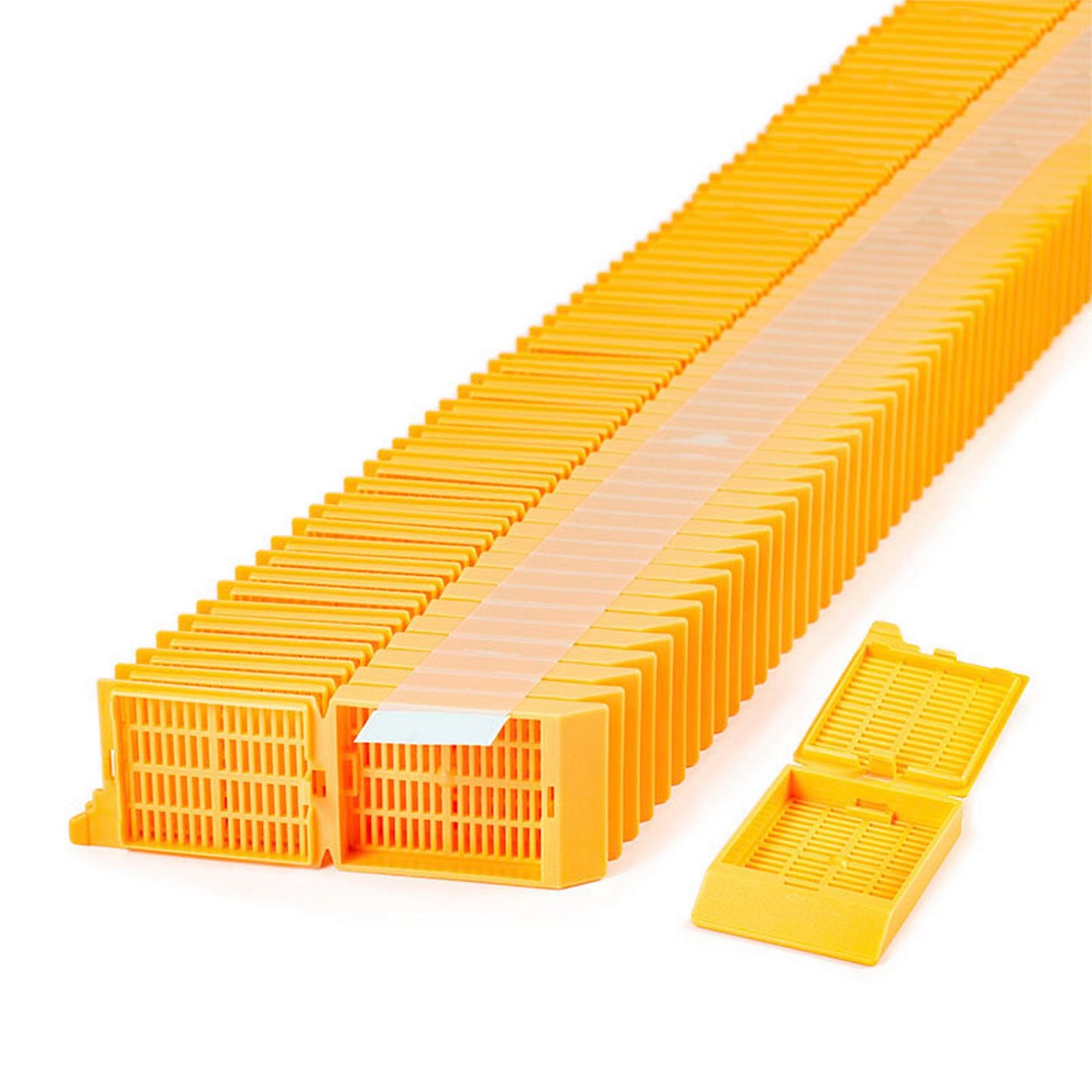 Unisette™ Tissue cassettes in Quickload™ Stack (Taped), Peach