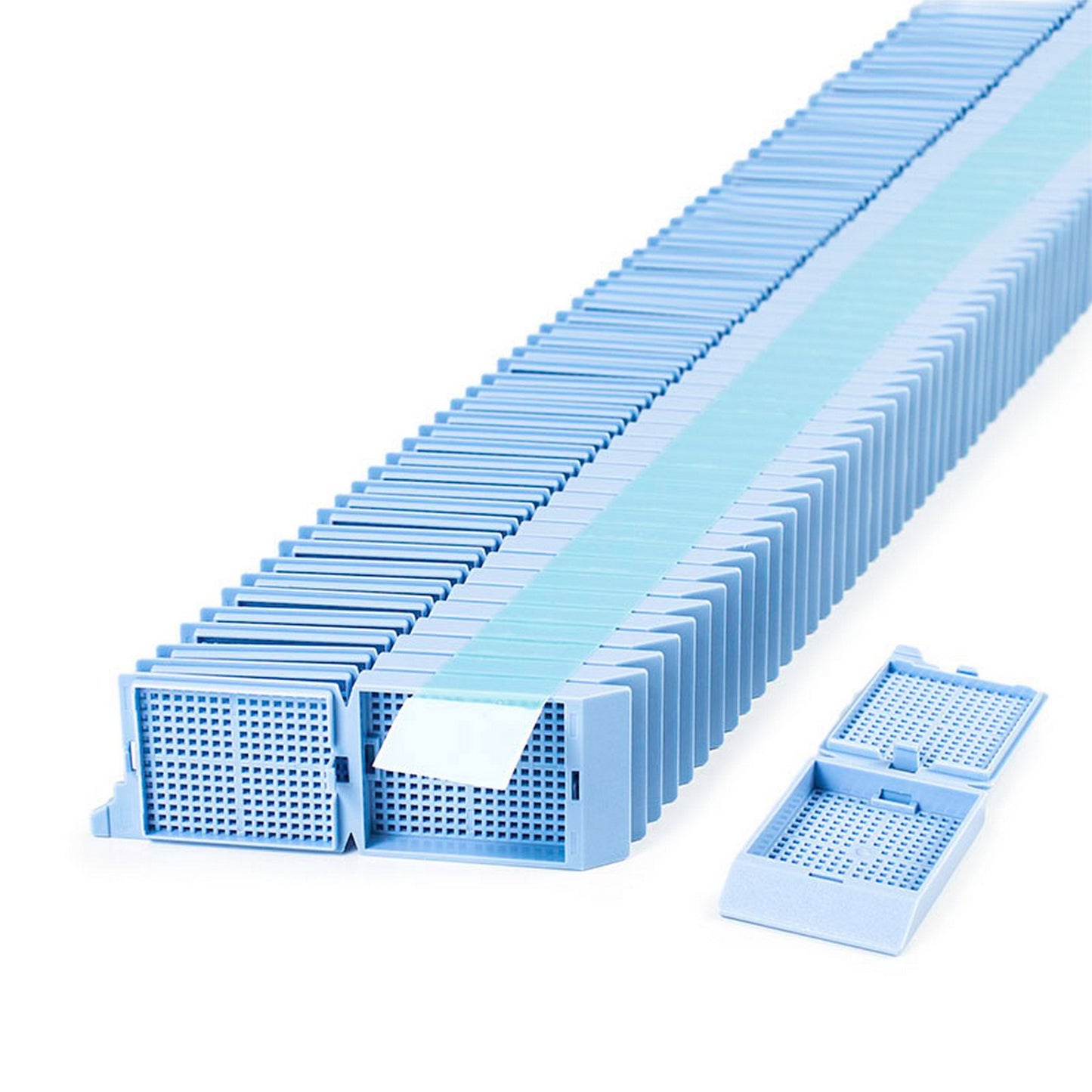 Unisette™ Biopsy cassettes in Quickload™ Stack (Taped), Blue