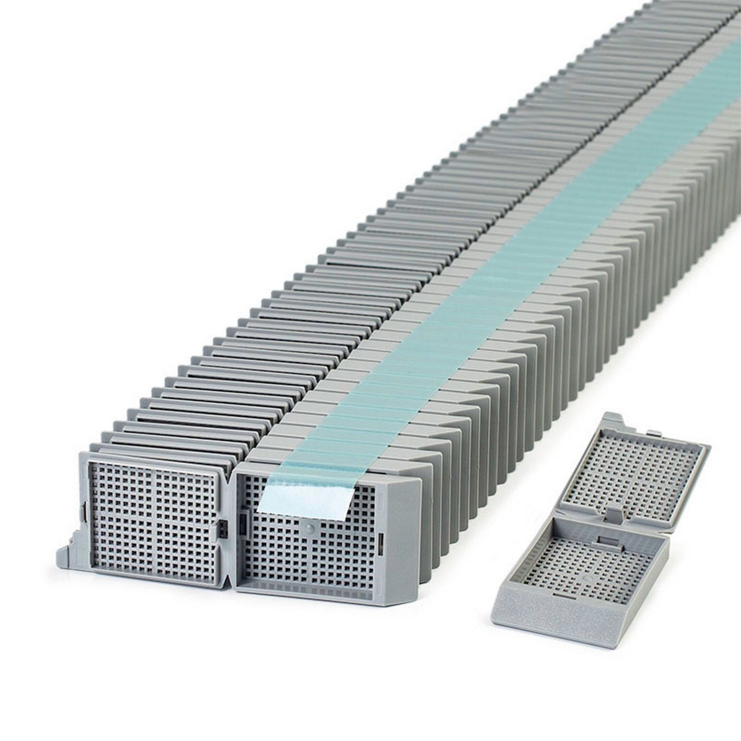 Unisette™ Biopsy cassettes in Quickload™ Stack (Taped), Gray