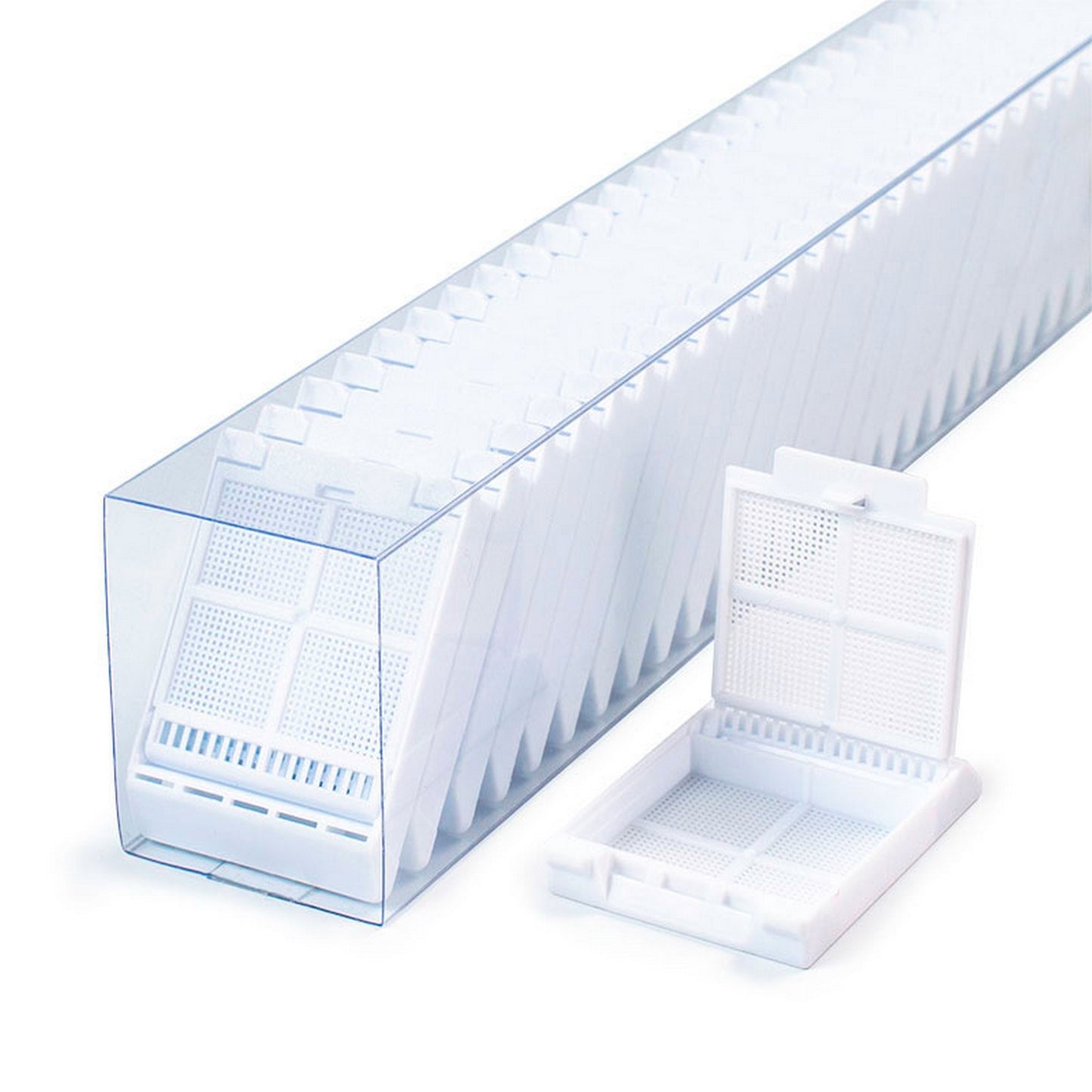 Micromesh™ Biopsy cassettes in QuickLoad™ sleeves, White