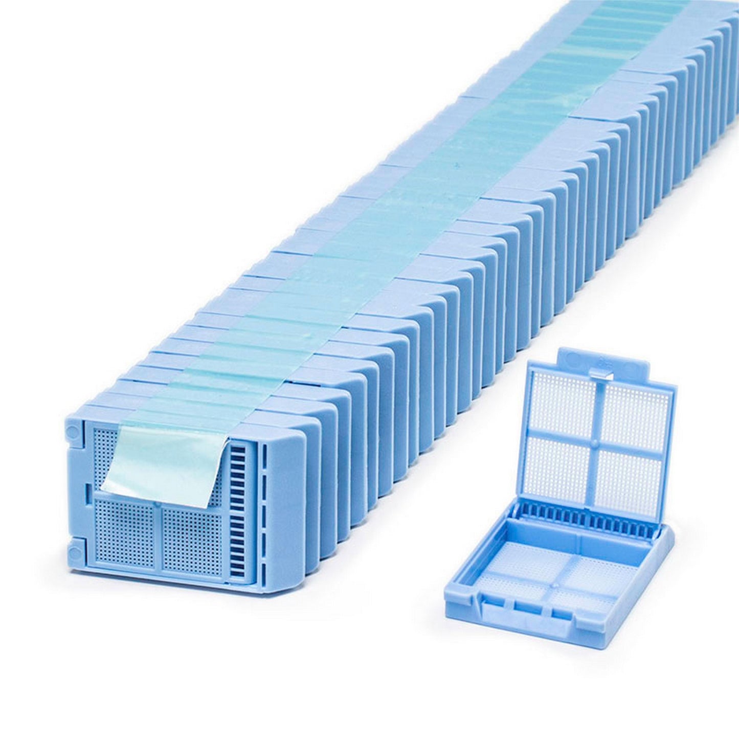 Micromesh™ Biopsy cassettes in QuickLoad™ stack (tape), Blue