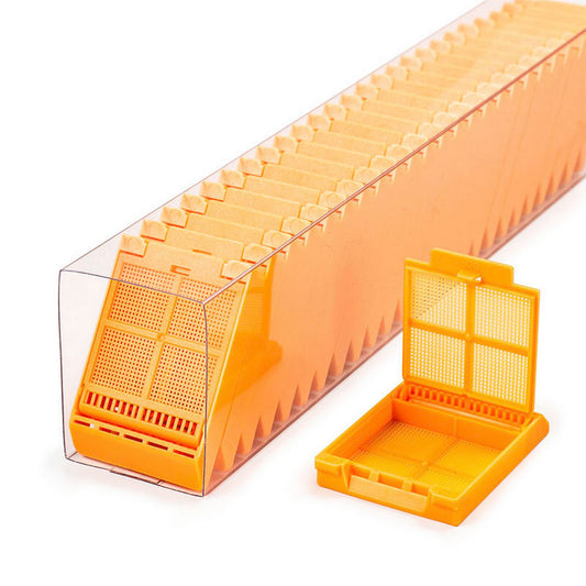 Micromesh™ Biopsy cassettes in QuickLoad™ sleeves, Peach