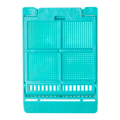 Micromesh™ Biopsy cassettes with 4 compartments, Aqua