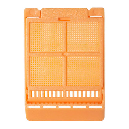 Micromesh™ Biopsy cassettes with 4 compartments, Peach