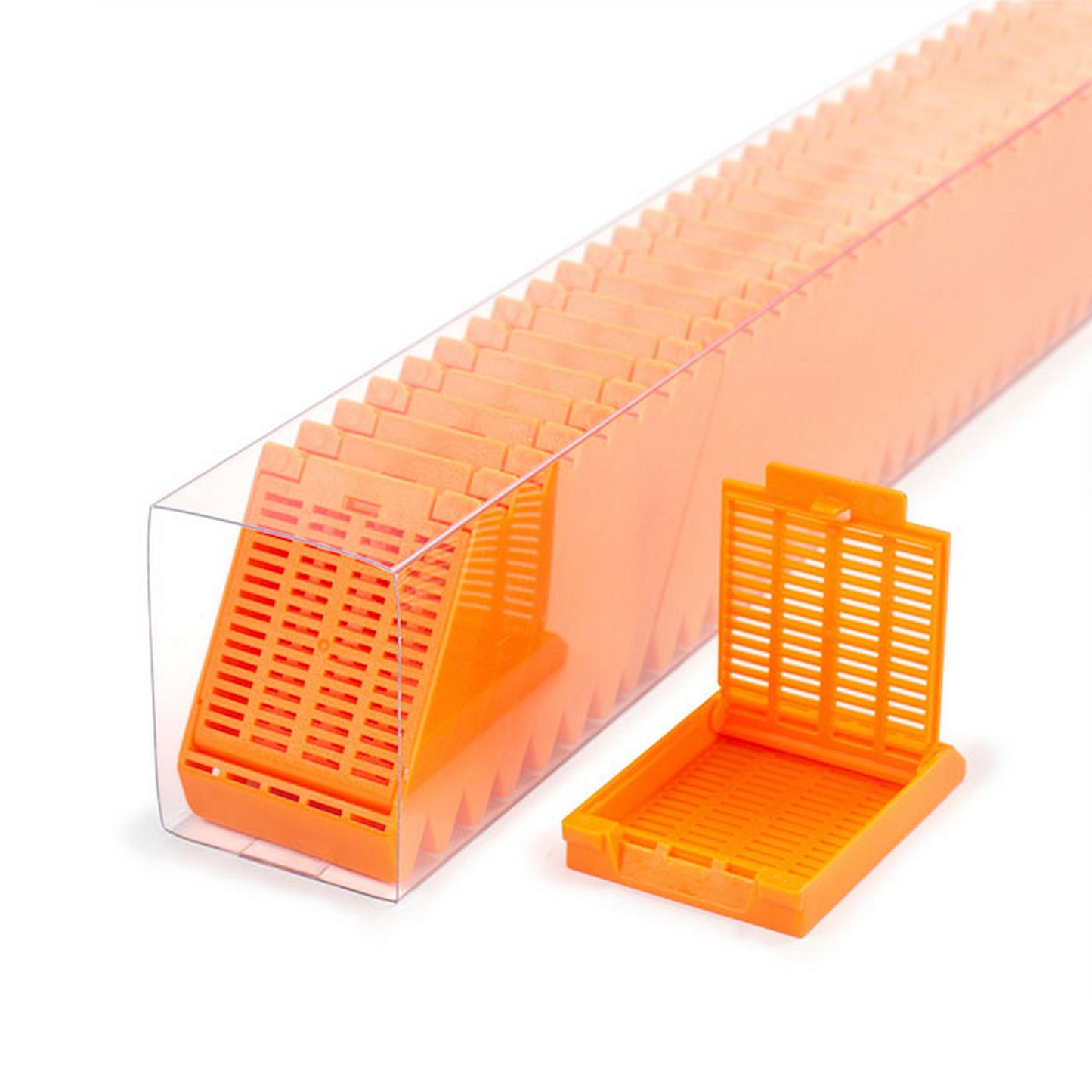 Slimsette™ Tissue cassettes in QuickLoad™ Sleeves, Orange