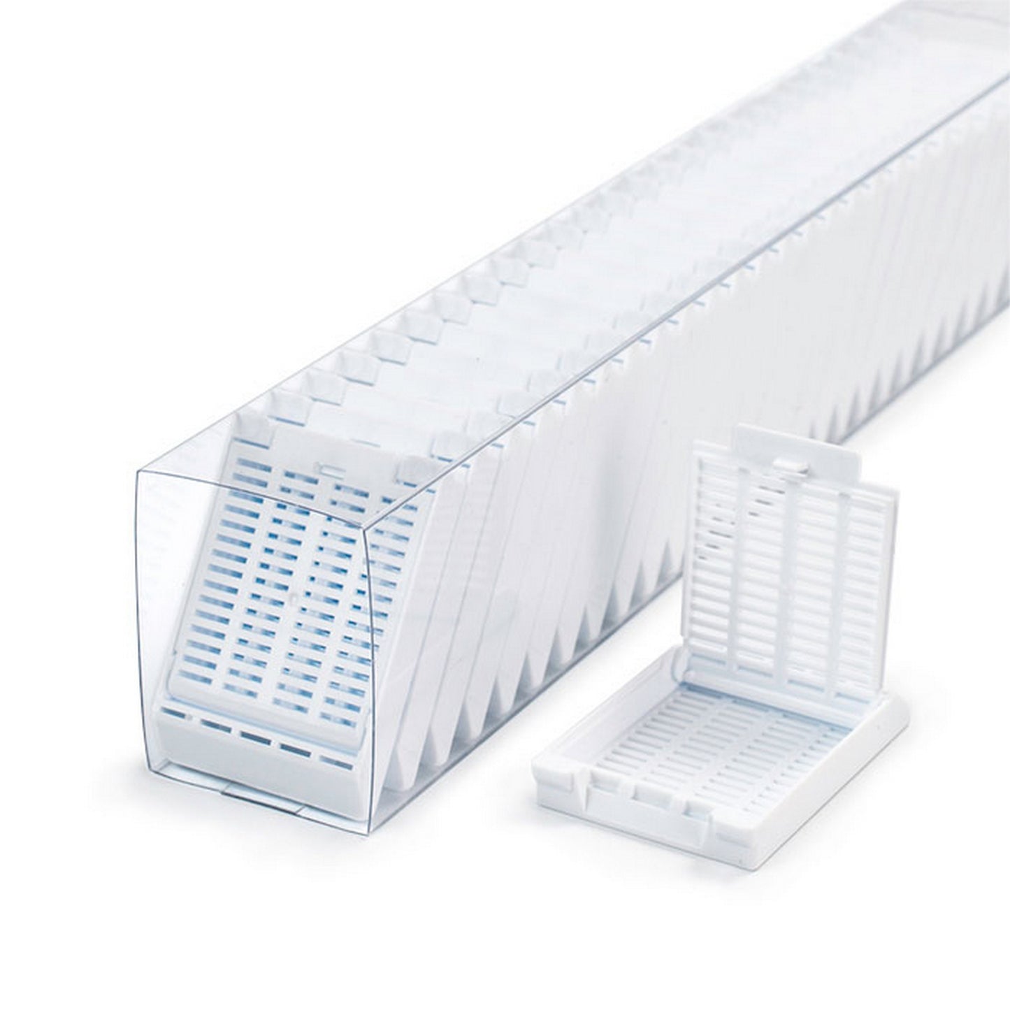 Slimsette™ Tissue cassettes in QuickLoad™ Sleeves, White