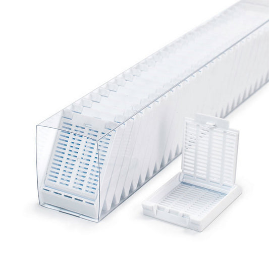 Slimsette™ Tissue cassettes in QuickLoad™ Sleeves, White