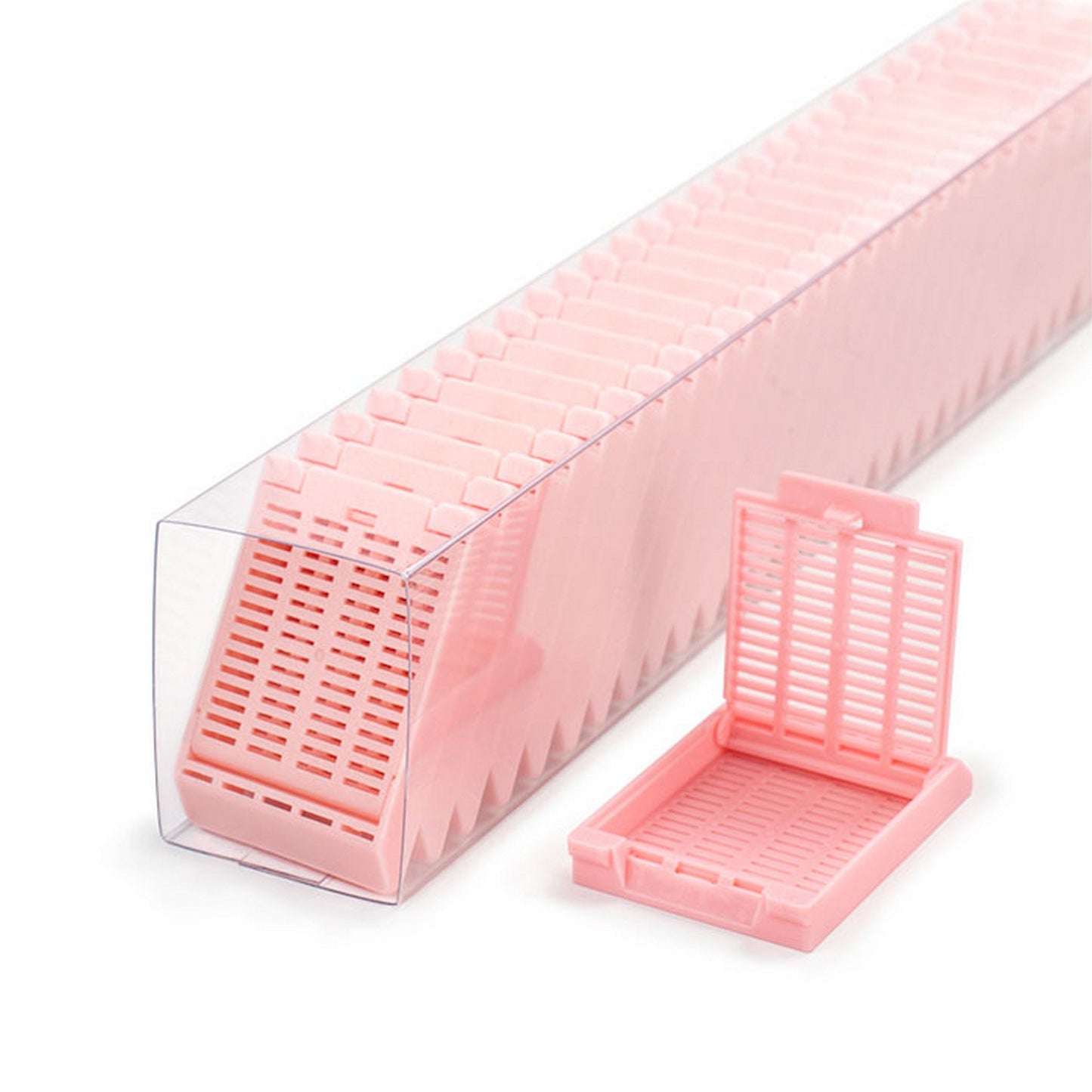 Slimsette™ Tissue cassettes in QuickLoad™ Sleeves, Pink