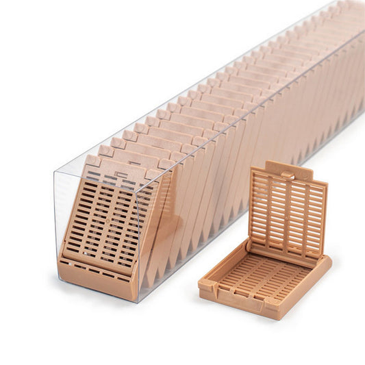 Slimsette™ Tissue cassettes in QuickLoad™ Sleeves, Tan