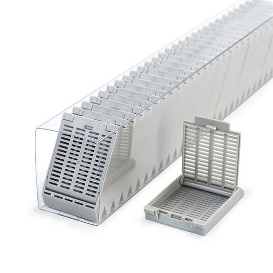 Slimsette™ Tissue cassettes in QuickLoad™ Sleeves, Gray