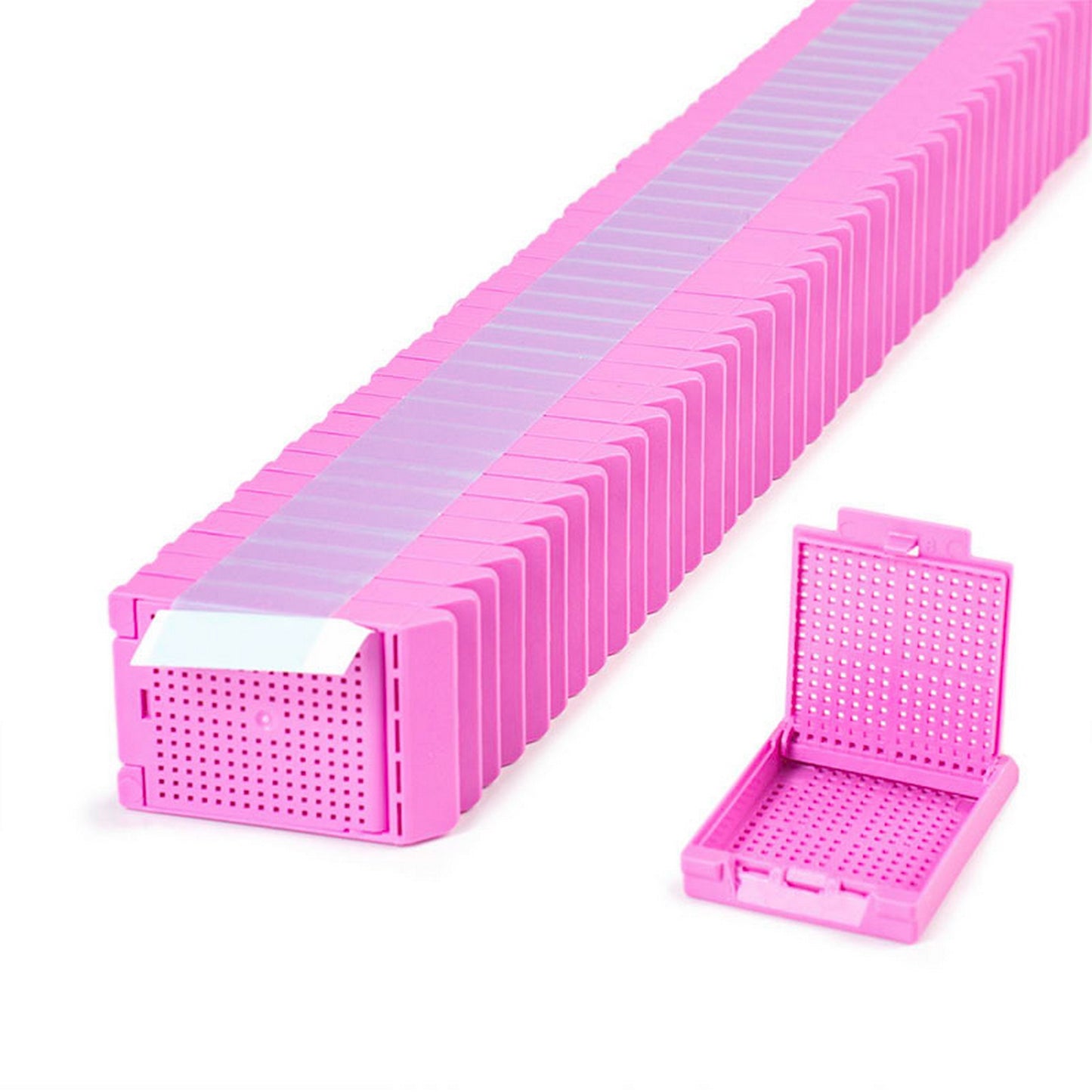 Slimsette™ - Biopsy cassettes in QuickLoad™ stacks (tape), Lilac