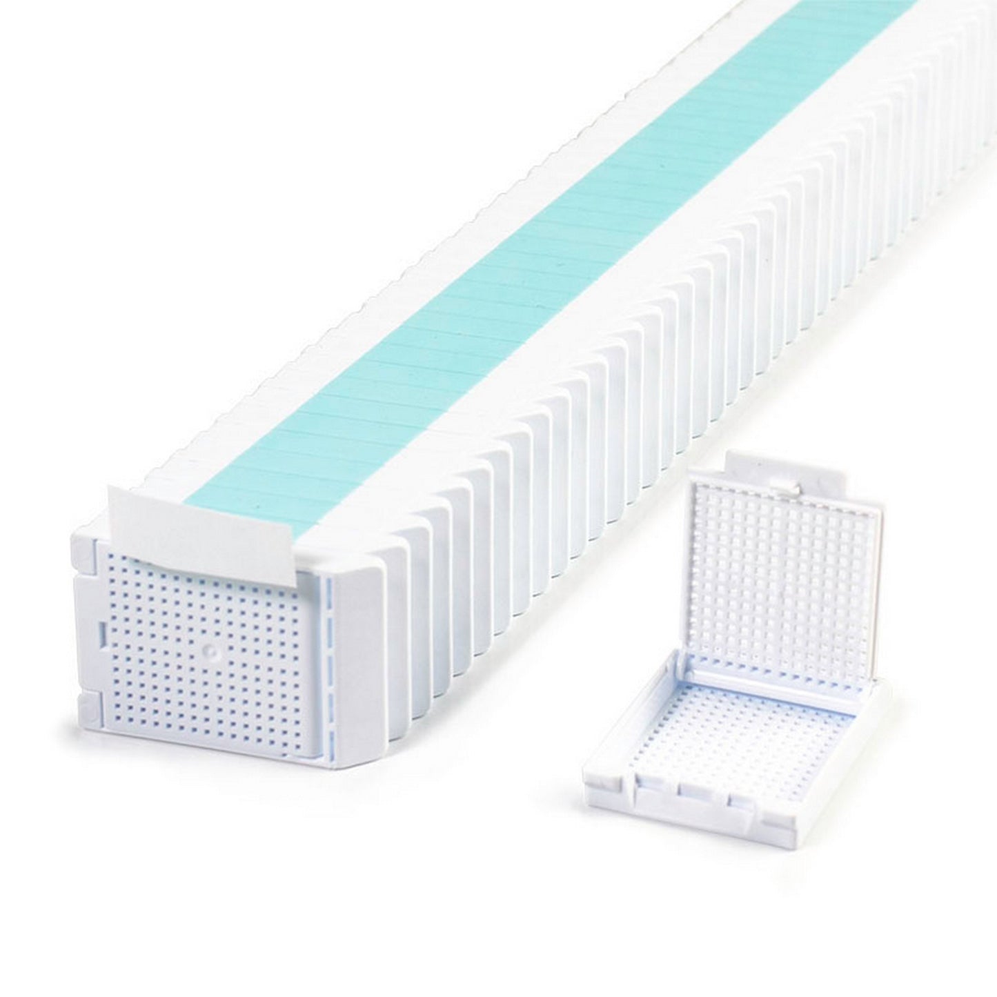 Slimsette™ - Biopsy cassettes in QuickLoad™ stacks (tape), White