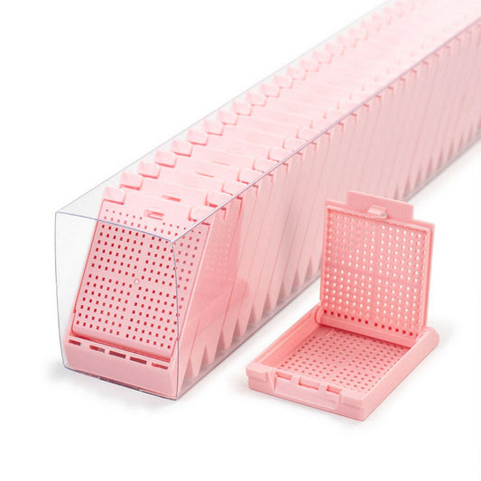 Slimsette™ Biopsy cassettes in QuickLoad™ sleeves, Pink