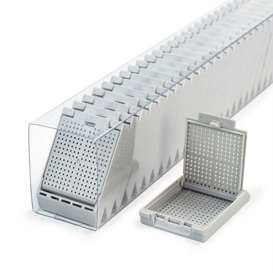 Slimsette™ Biopsy cassettes in QuickLoad™ sleeves, Gray