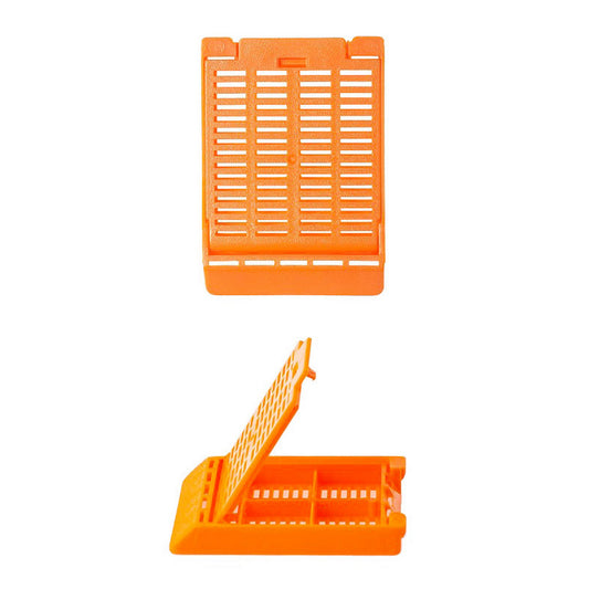 Slimsette™ Tissue cassettes with 4 compartments, Orange